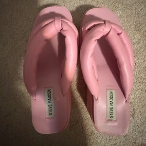 Platform Light Pink Steve Madden Sandals